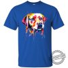 Colorful Labrador Watercolor Print Art Funny Gift Lover Dog Tee Shirt insporttime.com 2