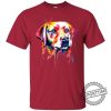 Colorful Labrador Watercolor Print Art Funny Gift Lover Dog Tee Shirt insporttime.com 1