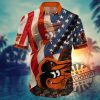 Baltimore Orioles American Flag Hawaiian Shirt And Shorts insporttime 1 7