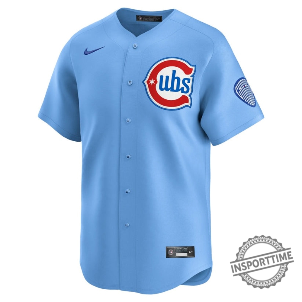 Chicago Cubs Nike Mens Baby Blue 2Nd Alternate Limited Jersey 5 Chicago Cubs Nike Mens Baby Blue 2Nd Alternate Limited Jersey insporttime 3