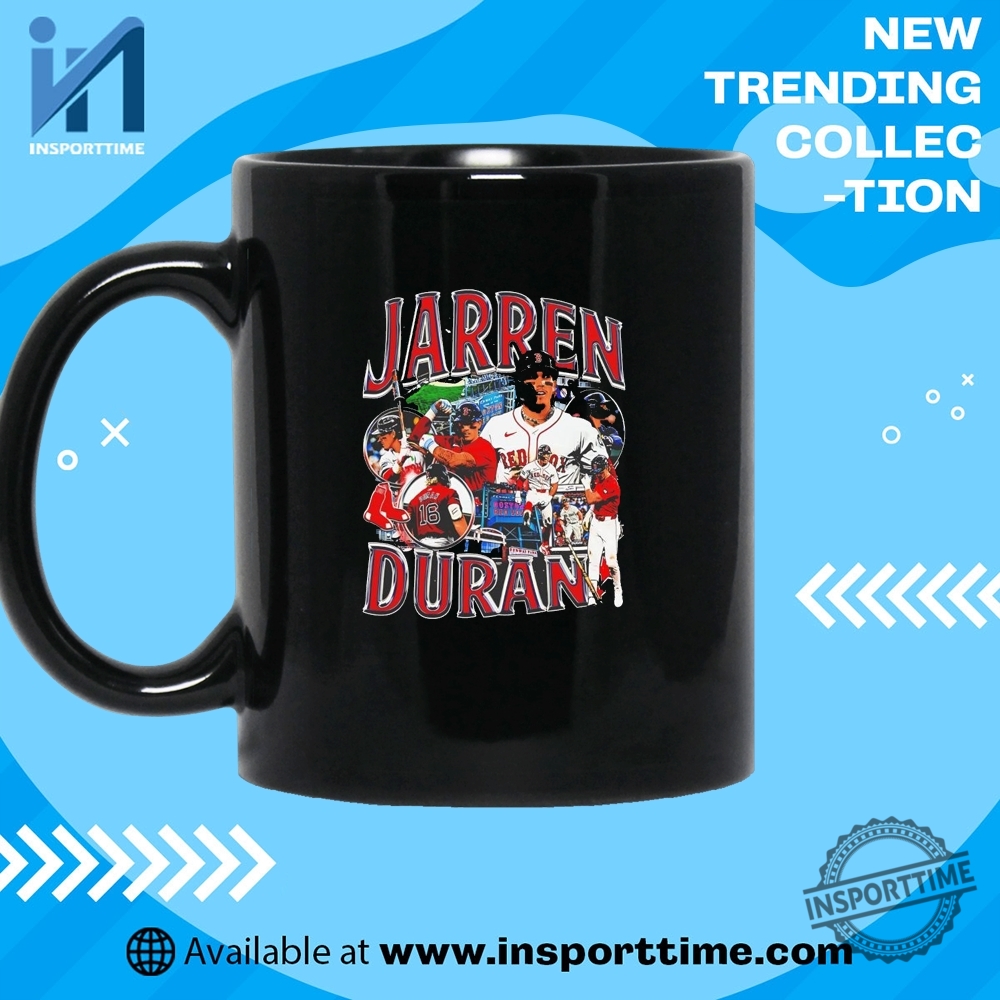 Jarren Duran Boston Red Sox Jersey Tshirt Official Mlb Player Tee Baseball Fan Shirt 7 Jarren Duran Boston Shine T-Shirt – White Edition | Red Sox Fan Tee | MLB Streetwear Style