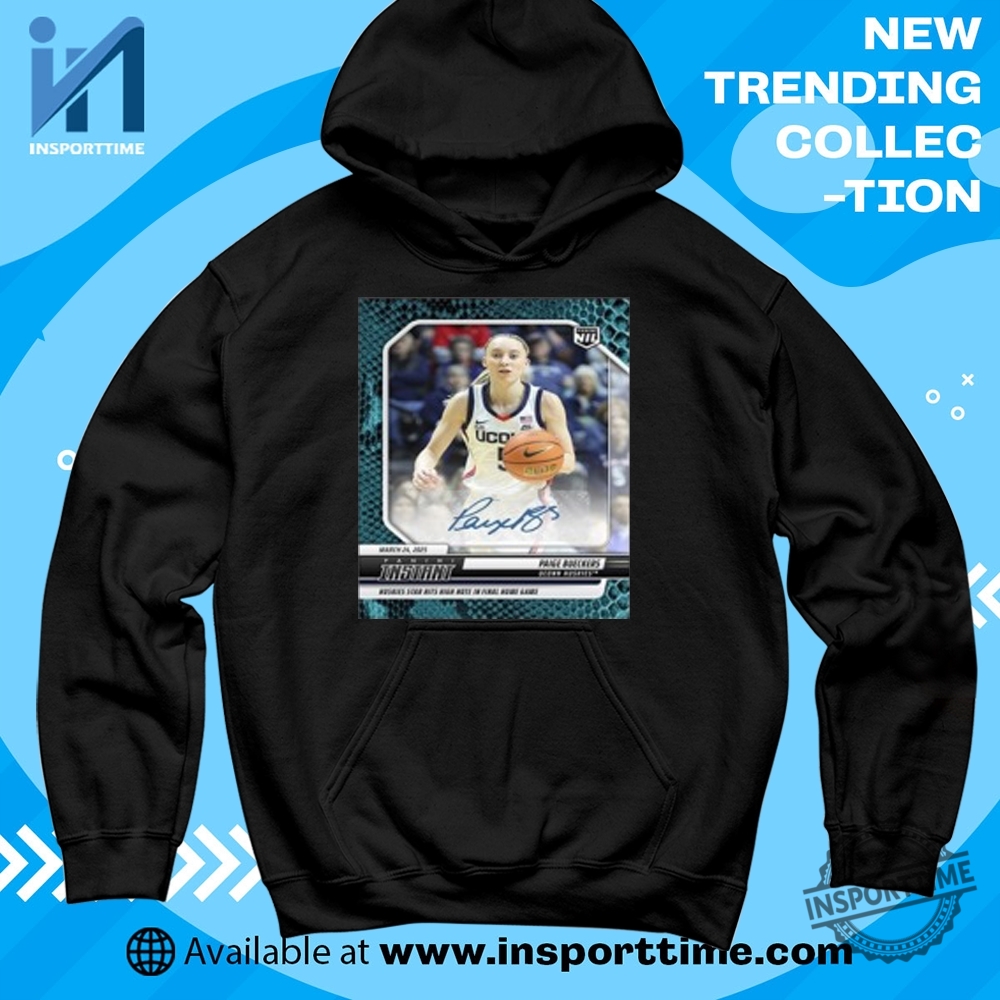 2025 Paige Bueckers Uconn Vneck Tshirt 6 2025 Paige Bueckers Uconn V-Neck T-Shirt