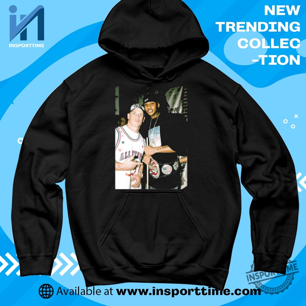 Carmelo Anthony And John Cena Tshirt Basketball Meets Wrestling Tee 6 Carmelo Anthony and John Cena T-Shirt – Basketball Meets Wrestling Tee