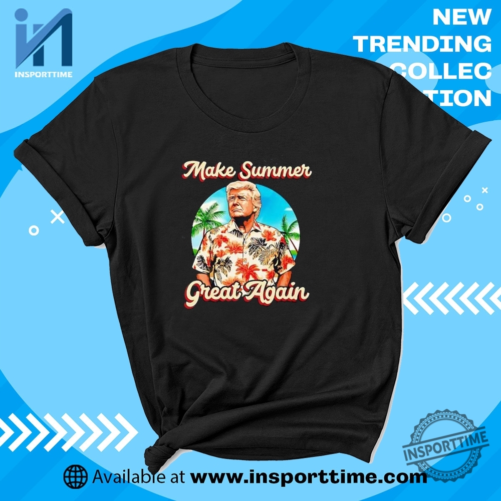 "Unique WWE, Alien, Trump, Dallas Mavericks T-Shirts: Stand Out Styles" 5 Trump Make Summer Great Again Shirt Patriotic Summer Graphic Tee