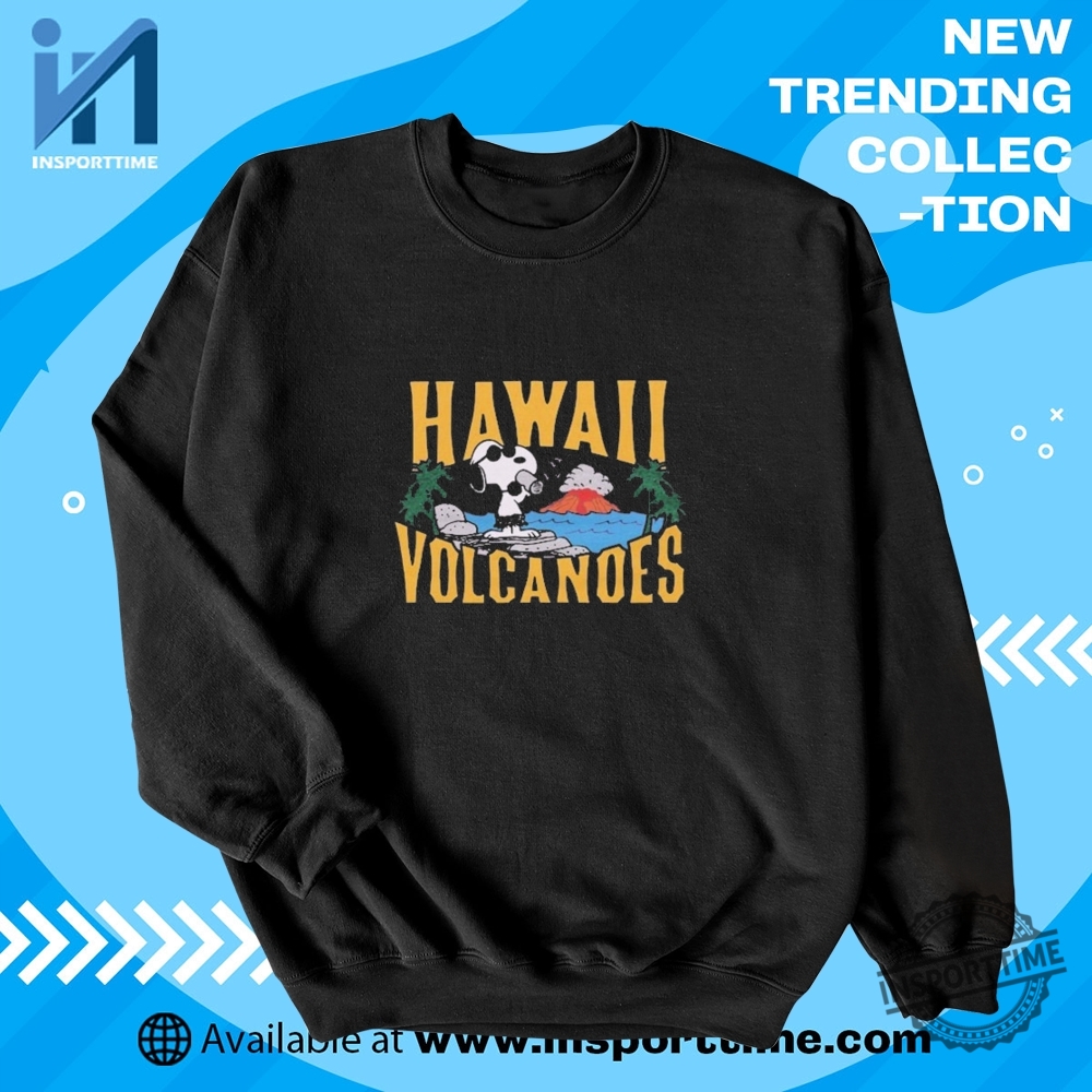 Peanuts Snoopy X Hawaii Volcanoes Tshirt Nature Meets Cartoons Tee 5 Peanuts Snoopy x Hawaii Volcanoes T-Shirt – Nature Meets Cartoons Tee