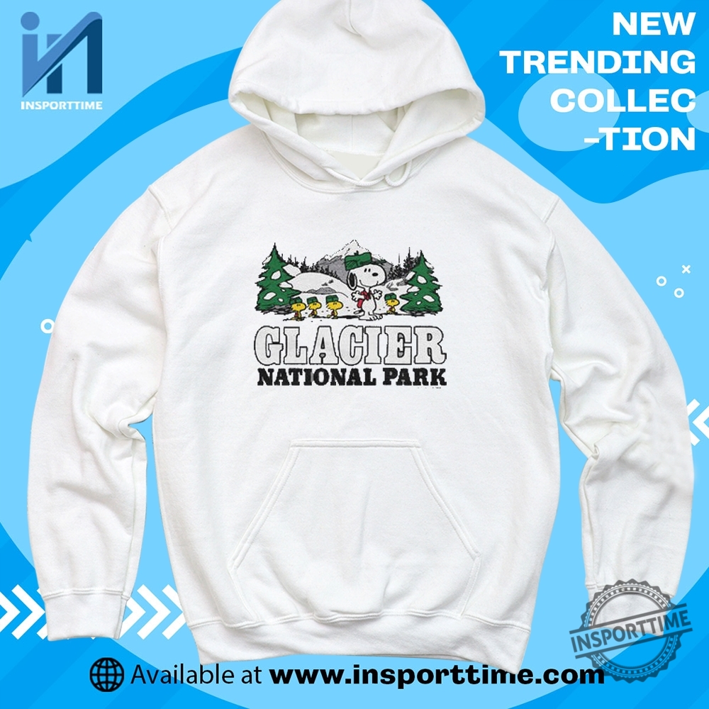 Peanuts Snoopy X Glacier National Park Tshirt Snoopy Adventure Tee 6 Peanuts Snoopy x Glacier National Park T-Shirt – Snoopy Adventure Tee