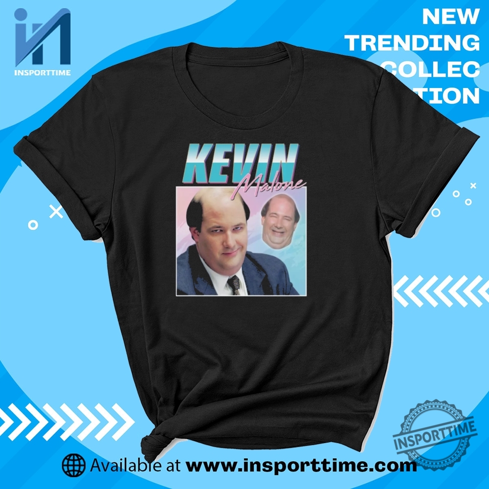 "Discover Trendy Graphic Tees: Pop Culture, Sports, and Humor Styles" 4 Kevin Malone Homage Tshirt Funny The Office Retro 90S Tee