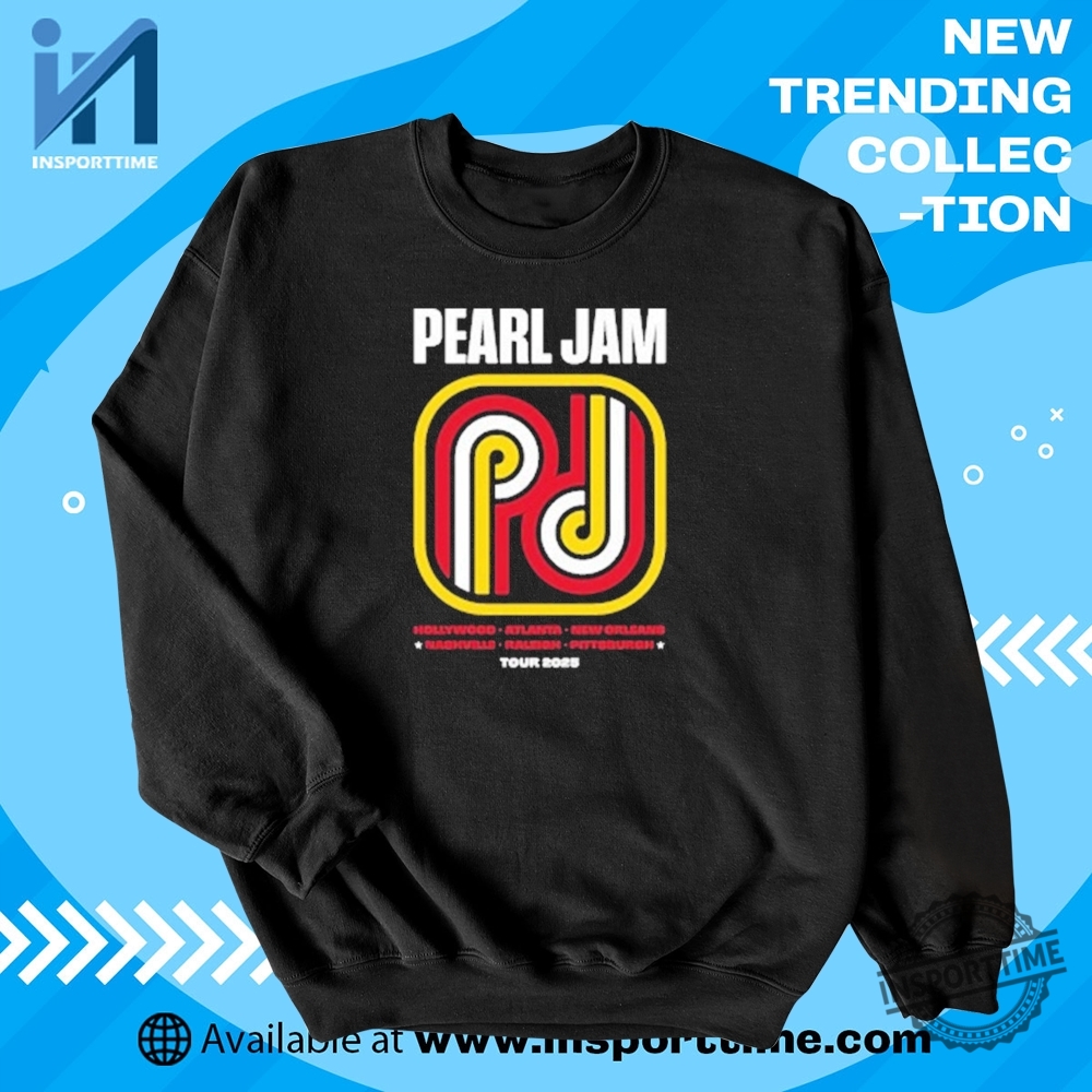 Pearl Jam Dark Matter Tour 2025 Tshirt Triple Stripes Rock Band Tee 5 Pearl Jam Dark Matter Tour 2025 T-Shirt – Triple Stripes Rock Band Tee