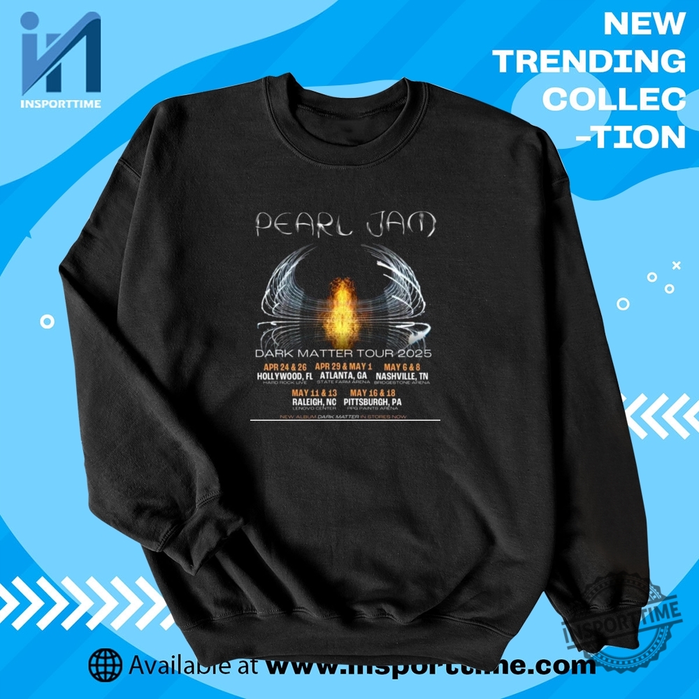 Pearl Jam Tour 2025 Tshirt Dark Matter Triple Stripes Design Music Festival Shirt 5 Pearl Jam Tour 2025 T-Shirt – Dark Matter Triple Stripes Design, Music Festival Shirt