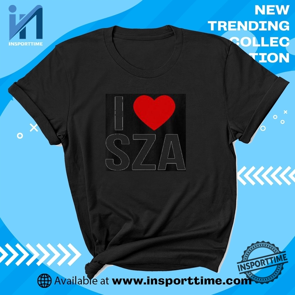 Official I Love Sza Tshirt insporttime 1